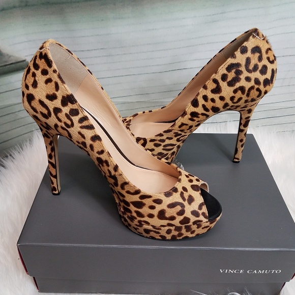 Vince camuto leopard print calf hair size 8 - Picture 4 of 7
